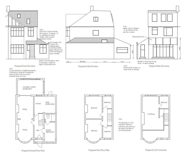 Proposed Plans & Elevations